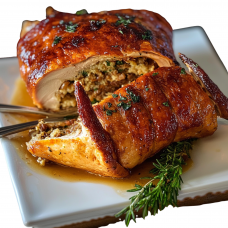Turducken With Boudin 15lb (Serves approximately 20-25) Turducken With Boudin 15lb (Serves approximately 20-25)