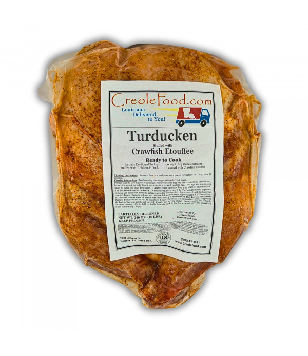 Turducken With Crawfish Etouffee 15lb (Serves approximately 20-25)