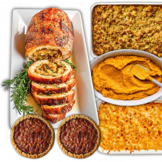 Cornbread Turducken Roll Family Feast